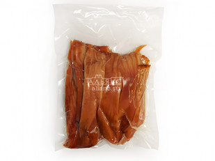 Шашлычок из горбуши холодного копчения: Кальмар со вкусом краба (Мясо краба) (Премиум)