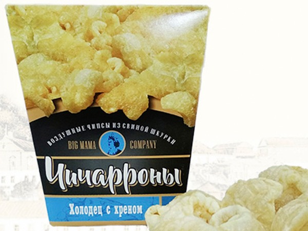 Чичарроны со вкусом холодца и хрена в Дзержинском