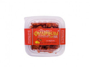 Скумбрия кипперс холодного копчения: Фрайчизы со вкусом острый томат (100 гр.)