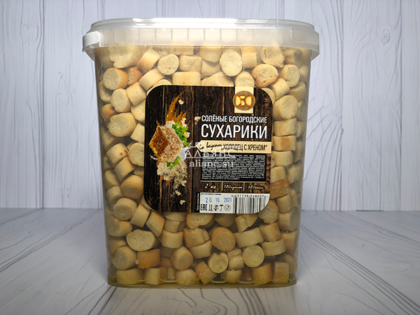 Сухарики с холодцом и хреном в Дзержинском