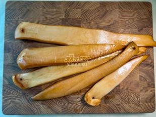 Белый амур холодного копчения: Кальмар палочки х/к