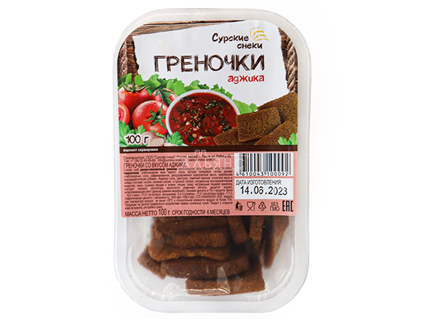 Сурские гренки с Аджикой (100 гр) в Дзержинском