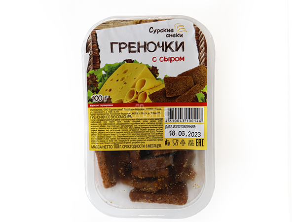 Сурские гренки со вкусом Сыра (100 гр) в Дзержинском