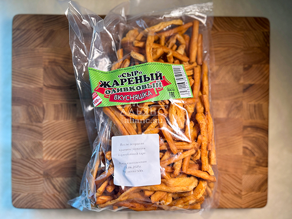 Жареный сыр "ВКУСНЯШКА" (Оливковый) 500гр. в Дзержинском
