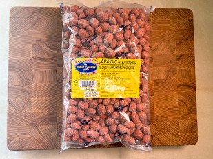 Гренки: Арахис в глазури со вкусом буженина с чесноком