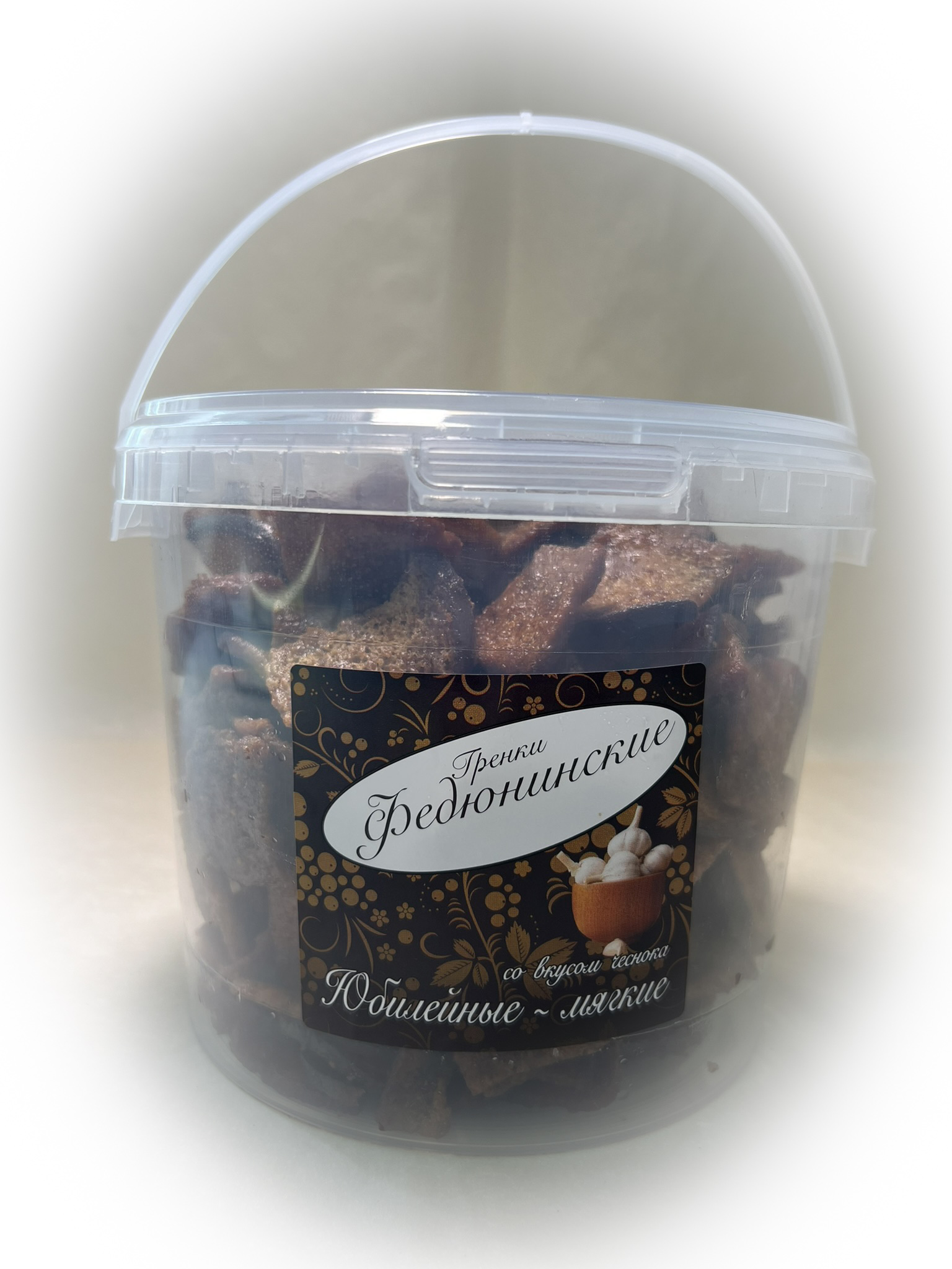 Гренки "ФЕДЮНИНСКИЕ" "Чеснок" (ведро 900 гр.) в Дзержинском