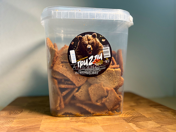 Ведро Ржаные гренки со вкусом Крылышки Барбекю (1 кг) в Дзержинском